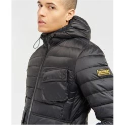 Barbour International Racer Ouston Hooded Quilted Jacket -Fashion store 60039503 l a4