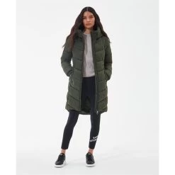 Barbour International Boston Longline Quilted Jacket -Fashion store 62363515 l a3