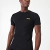 Barbour International Small Logo Slim Fit T Shirt - Black -Fashion store MTX37 SQ1 0000000004 BLACK MDf