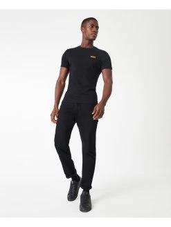 Barbour International Small Logo Slim Fit T Shirt - Black -Fashion store MTX37 SQ3 0000000004 BLACK MDo