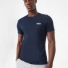 Barbour International Small Logo Slim Fit T-Shirt - Navy 2 Barbour International Small Logo Slim Fit T-Shirt - Navy -Fashion store MTX39 SQ1 0000000048 NAVY MDf