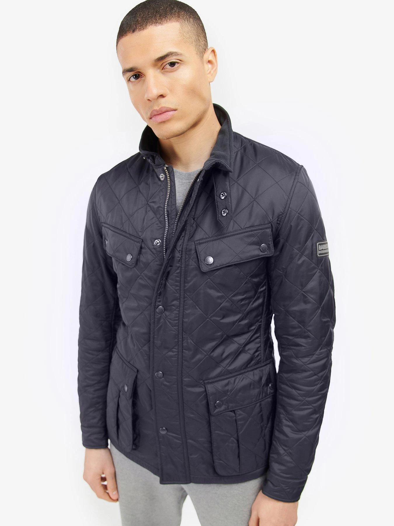 Barbour International Ariel Polarquilt Jacket - Navy 3 Barbour International Ariel Polarquilt Jacket - Navy