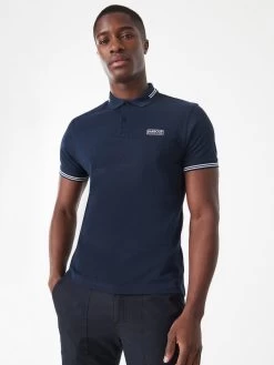 Barbour International Essential Tipped Polo Shirt - Navy