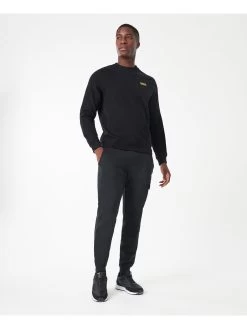 Barbour International Essential Sweatshirt - Black -Fashion store PLRKP SQ3 0000000004 BLACK MDo
