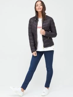 Barbour International Aubern Quilted Jacket - Black -Fashion store Q9FJX SQ3 0000000004 BLACK MDo