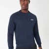 Barbour International Essential Sweatshirt - Navy -Fashion store QPJVX SQ1 0000000048 NAVY MDf