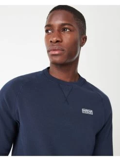 Barbour International Essential Sweatshirt - Navy -Fashion store QPJVX SQ4 0000000048 NAVY MDd