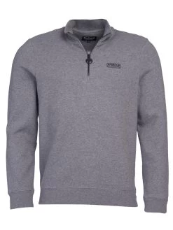 Barbour International Essential Half Zip Sweat - Grey Marl -Fashion store T4ECC SQ4 0000000023 GREY MARL MDd