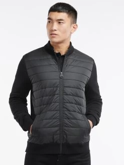 Barbour International Legacy Baffle Zip Thru - Black