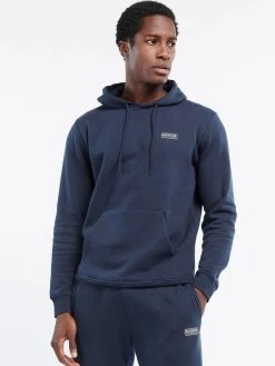 Barbour International Small Logo Overhead Hoodie - Navy
