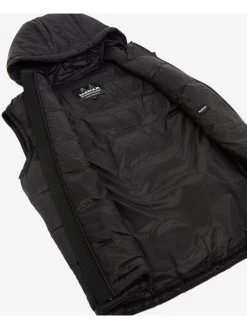Barbour International Bobber Quilted Gilet - Black -Fashion store V8LEM SQ6 0000000004 BLACK MDd2