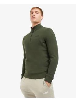 Barbour International Essential Half Zip Sweat - Green -Fashion store VCAYK SQ4 0000000047 GREEN MDd