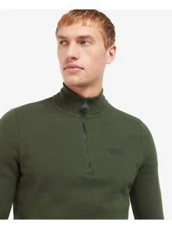 Barbour International Essential Half Zip Sweat - Green -Fashion store VCAYK SQ5 0000000047 GREEN MDd1