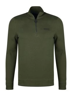 Barbour International Essential Half Zip Sweat - Green -Fashion store VCAYK SQ6 0000000047 GREEN MDd2