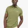 Barbour International Essential Polo Shirt - Green -Fashion store VCB3S SQ1 0000000005 GREY MDf