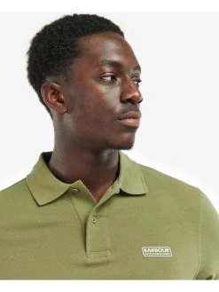 Barbour International Essential Polo Shirt - Green -Fashion store VCB3S SQ4 0000000005 GREY MDd