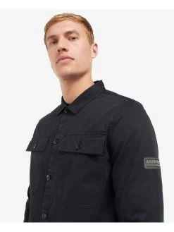 Barbour International Adey Overshirt - Black -Fashion store VCB3V SQ4 0000000004 BLACK MDd