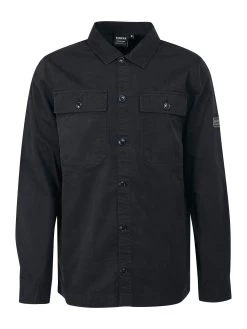 Barbour International Adey Overshirt - Black -Fashion store VCB3V SQ5 0000000004 BLACK MDd1