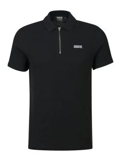 Barbour International Gauge Polo Shirt - Black -Fashion store VCB41 SQ5 0000000004 BLACK MDd1