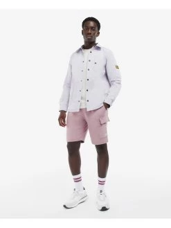 Barbour International Link Overshirt - Purple -Fashion store VCB5K SQ3 0000000039 PURPLE MDo