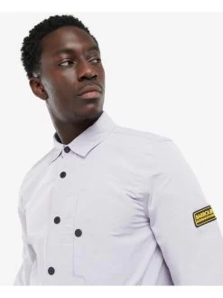Barbour International Link Overshirt - Purple -Fashion store VCB5K SQ5 0000000039 PURPLE MDd1