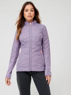 Barbour International Grainger Quilted Zip-through Sweat - Lilac 12 Barbour International Grainger Quilted Zip-through Sweat - Lilac -Fashion store VHFIO SQ5 0000000039 PURPLE MDd1