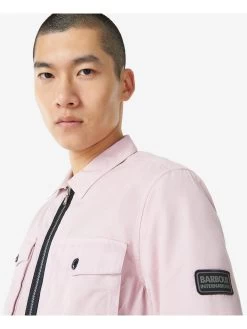 Barbour International Cloud Zip Thru Overshirt - Pink -Fashion store VHILG SQ4 0000000063 PINK MDd