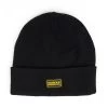 Barbour International Sensor Legacy Beanie Hat - Black -Fashion store VIC3M SQ1 0000000004 BLACK SLf