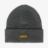 Barbour International Sensor Legacy Beanie Hat - Light Grey -Fashion store VIC3N SQ1 0000000215 LIGHT GREY SLf