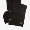 Barbour International Sweeper Legacy Beanie Hat - Black -Fashion store VIC3P SQ1 0000000004 BLACK SLf