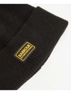 Barbour International Sweeper Legacy Beanie Hat - Black -Fashion store VIC3P SQ4 0000000004 BLACK SLd1