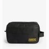 Barbour International Knockhill Washbag - Black -Fashion store VIC5U SQ1 0000000004 BLACK SLf
