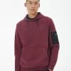 Barbour International Tempo Patch Pocket Overhead Hoodie - Red -Fashion store VJGH8 SQ1 0000000017 RED MDf