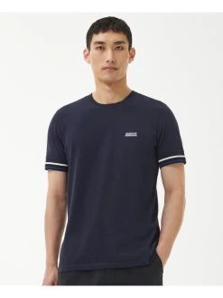 Barbour International Cooper Tipped Cuff T-Shirt - Navy