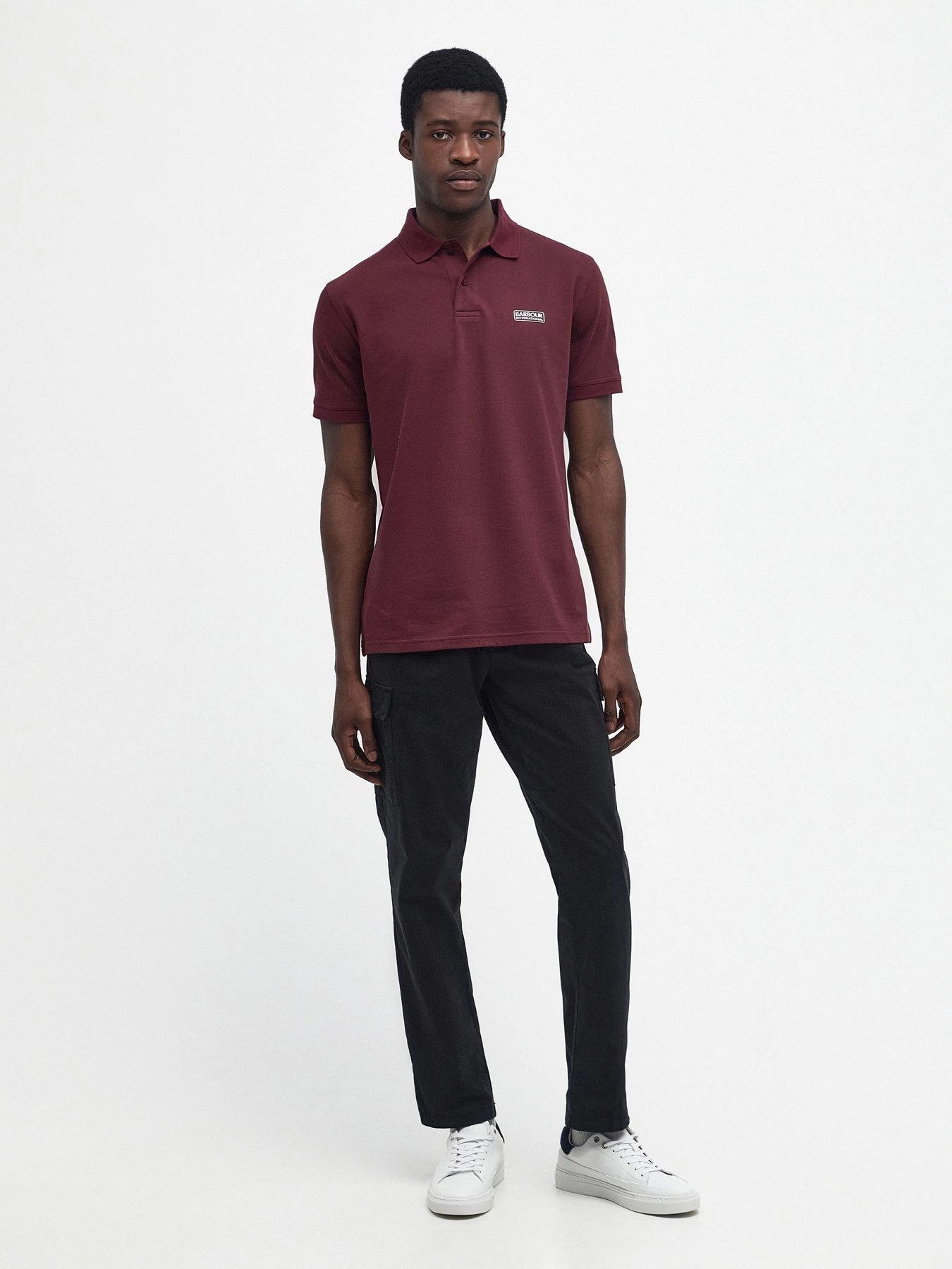 Barbour International Very Exclusive - Essential Polo Shirt - Red 5 Barbour International Very Exclusive - Essential Polo Shirt - Red - Image 3