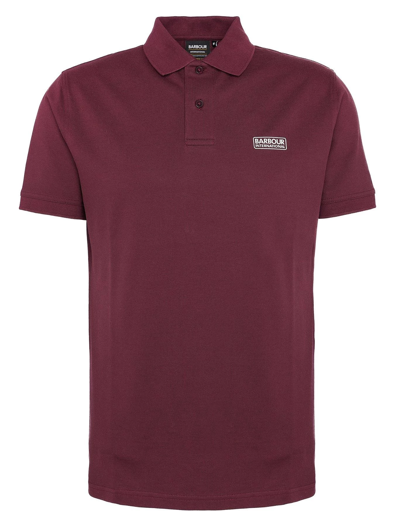 Barbour International Very Exclusive - Essential Polo Shirt - Red 7 Barbour International Very Exclusive - Essential Polo Shirt - Red - Image 5