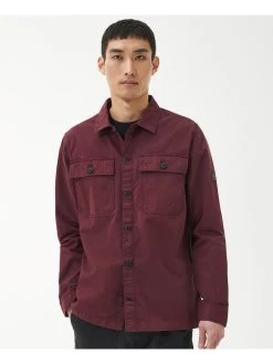 Barbour International Adey Utility Pocket Overshirt - Red