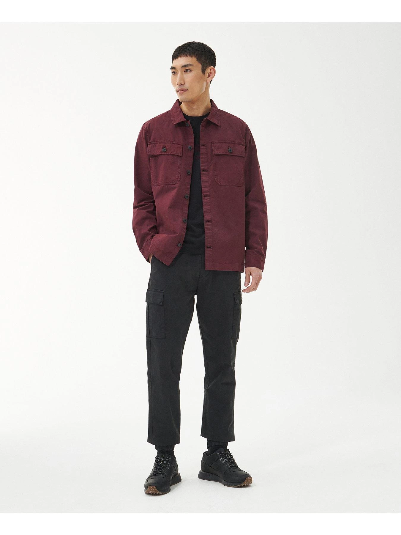 Barbour International Adey Utility Pocket Overshirt - Red 5 Barbour International Adey Utility Pocket Overshirt - Red - Image 3
