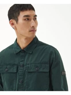 Barbour International Adey Utility Pocket Overshirt - Dark Green -Fashion store VJGHQ SQ4 0000000630 DARK GREEN MDd
