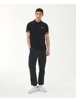 Barbour International Metropolis Polo Shirt - Black -Fashion store VJGHR SQ3 0000000004 BLACK MDo