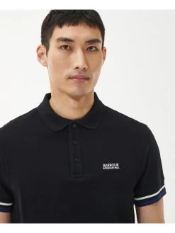 Barbour International Metropolis Polo Shirt - Black -Fashion store VJGHR SQ4 0000000004 BLACK MDd