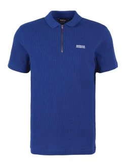 Barbour International Gauge Zip Polo Shirt - Blue -Fashion store VJGHT SQ6 0000000020 BLUE MDd2