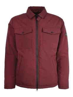 Barbour International District Chest Patch Pocket Jacket - Red -Fashion store VJGIE SQ6 0000000017 RED MDd2