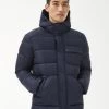 Barbour International Baliol Hooded Padded Jacket - Navy -Fashion store VJGIF SQ1 0000000048 NAVY MDf