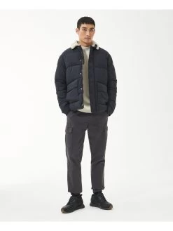 Barbour International Auther Deck Padded Jacket - Black -Fashion store VJGIG SQ3 0000000004 BLACK MDo