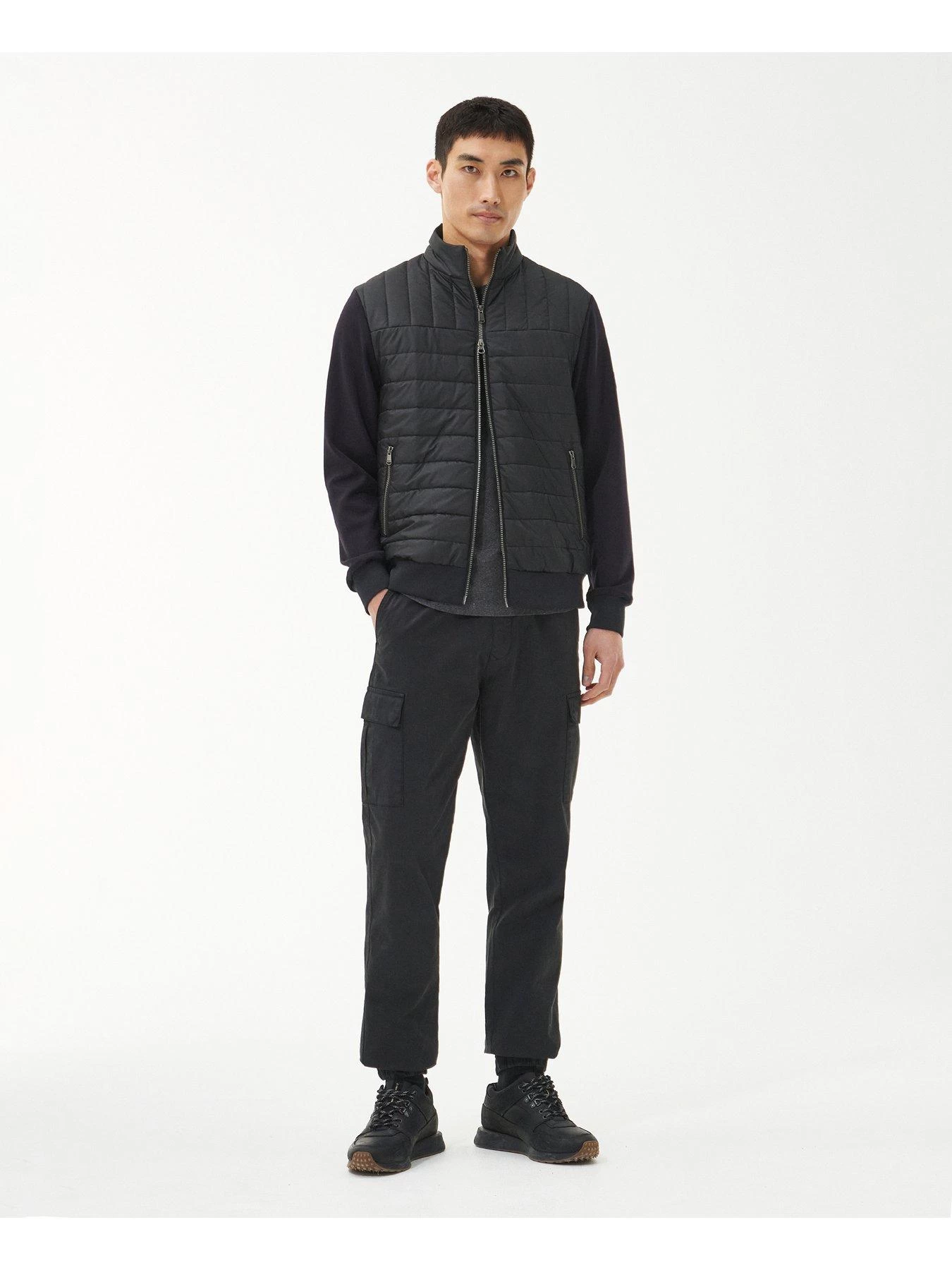 Barbour International Counter Padded Zip Through Jacket - Black 5 Barbour International Counter Padded Zip Through Jacket - Black - Image 3