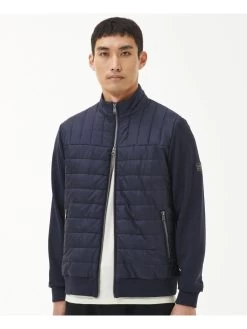 Barbour International Counter Padded Zip Through Jacket - Navy