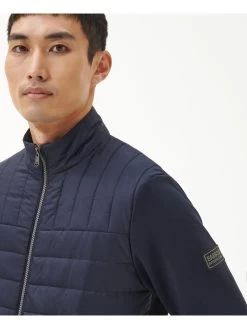 Barbour International Counter Padded Zip Through Jacket - Navy -Fashion store VJGIK SQ4 0000000048 NAVY MDd