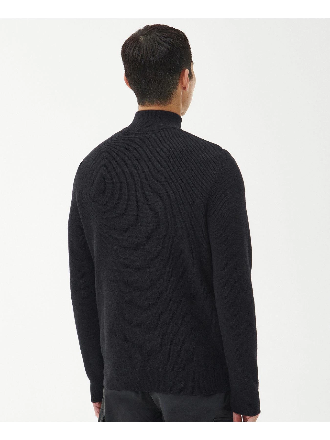 Barbour International Corser Half Zip Jumper - Black 4 Barbour International Corser Half Zip Jumper - Black - Image 2
