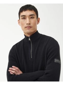Barbour International Corser Half Zip Jumper - Black 10 Barbour International Corser Half Zip Jumper - Black -Fashion store VJGIL SQ4 0000000004 BLACK MDd